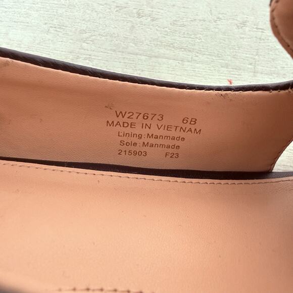 Cole Haan Black Leather Shoes Loafer Size 6B Viola Skimmer Slip On Pointed Toes - Picture 10 of 12